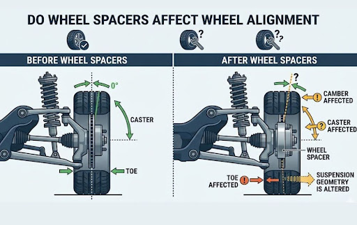 Do Wheel Spacers Affect Wheel Alignment? Do Wheel Spacers Affect Wheel Alignment?