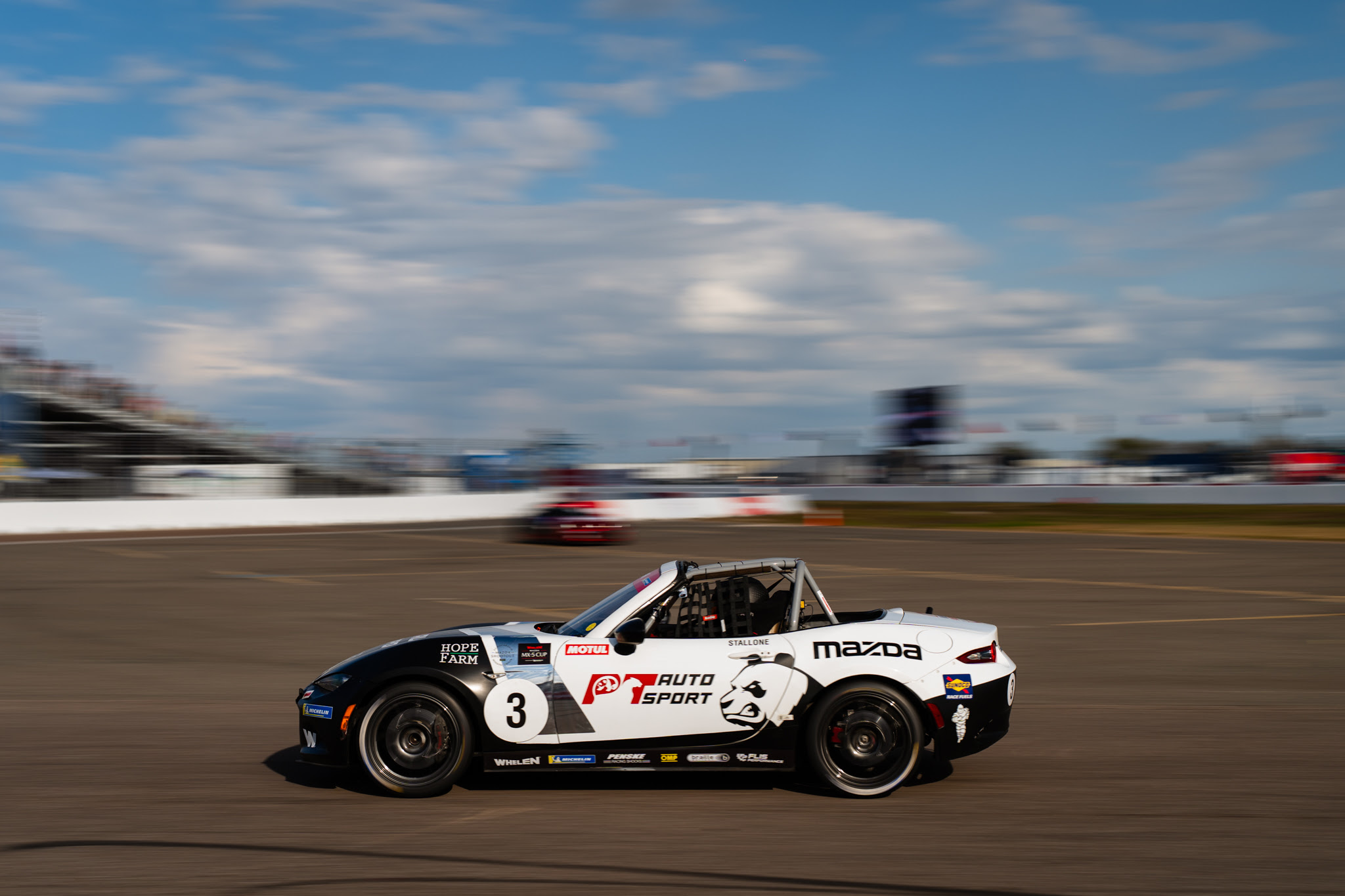 Mazda MX-5 Cup Rookie education continues for PT Autosport’s Stallone Mazda MX-5 Cup Rookie education continues for PT Autosport’s Stallone