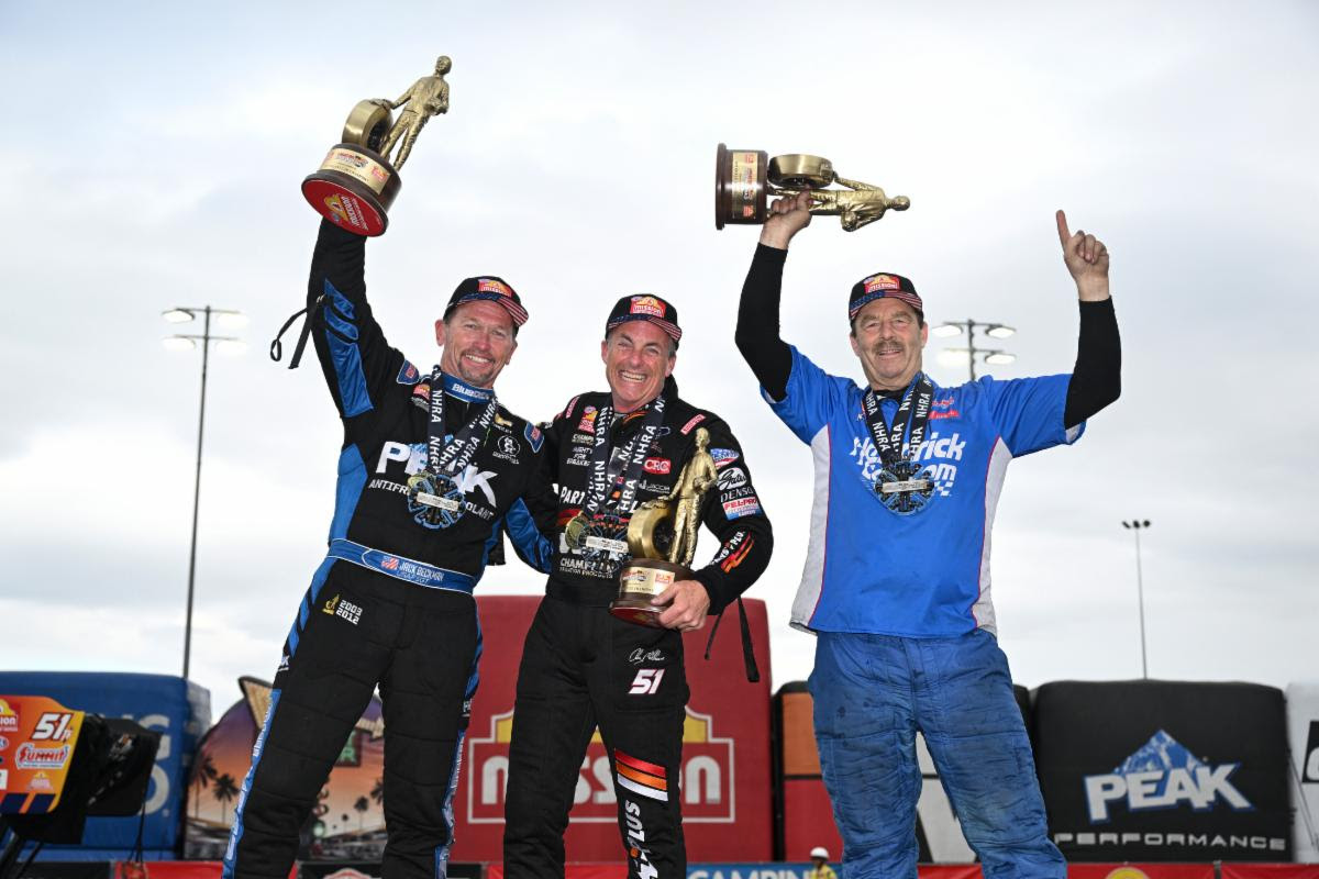 NHRA’S 75TH ANNIVERSARY CELEBRATION CONTINUES AT LUCAS OIL NHRA WINTERNATIONALS IN POMONA NHRA’S 75TH ANNIVERSARY CELEBRATION CONTINUES AT LUCAS OIL NHRA WINTERNATIONALS IN POMONA