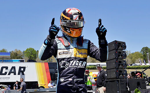 Johnson Dodges Leaders’ Mayhem To Win at Barber Johnson Dodges Leaders’ Mayhem To Win at Barber