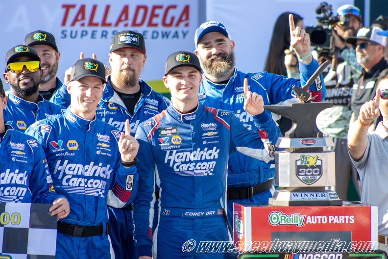 Corey Day conquers Talladega for first O’Reilly career victory Corey Day conquers Talladega for first O’Reilly career victory
