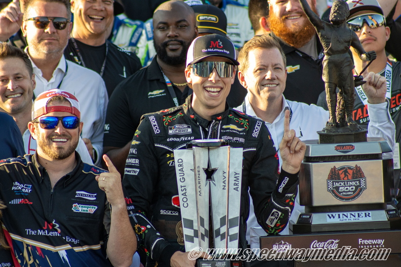 Carson Hocevar achieves first Cup career victory at Talladega Carson Hocevar achieves first Cup career victory at Talladega