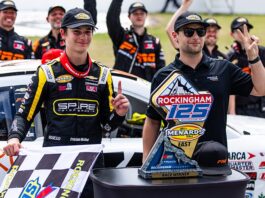 Tristan McKee wins ARCA race at Rockingham in Flag-to-Flag Run