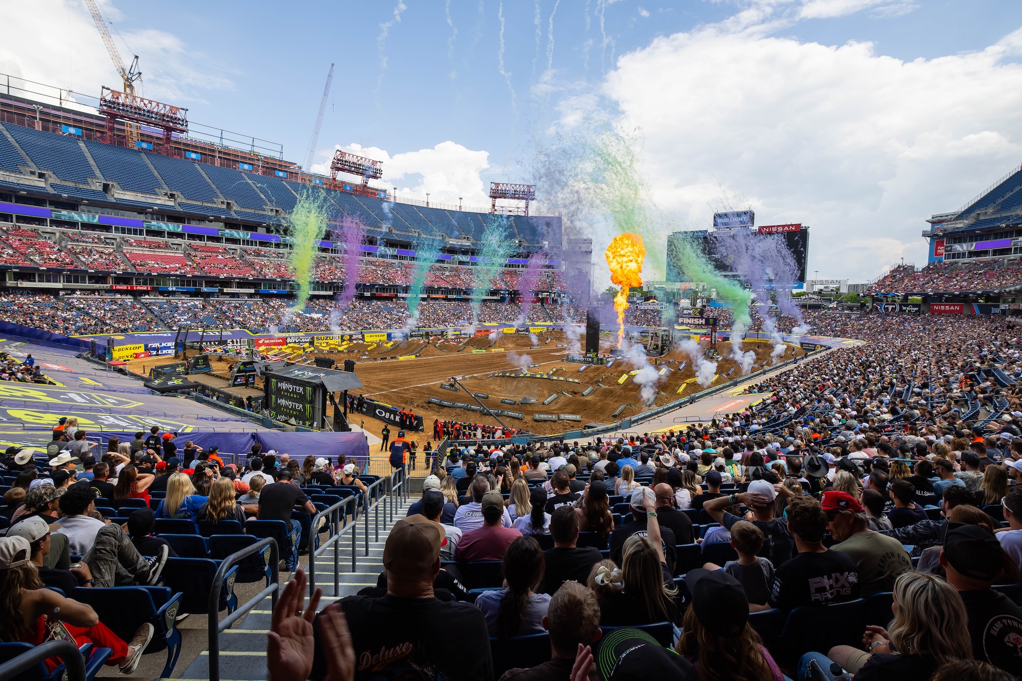 Hunter Lawrence Rises to the Occasion in Nashville to Seize Control of Monster Energy Supercross Title Fight Hunter Lawrence Rises to the Occasion in Nashville to Seize Control of Monster Energy Supercross Title Fight