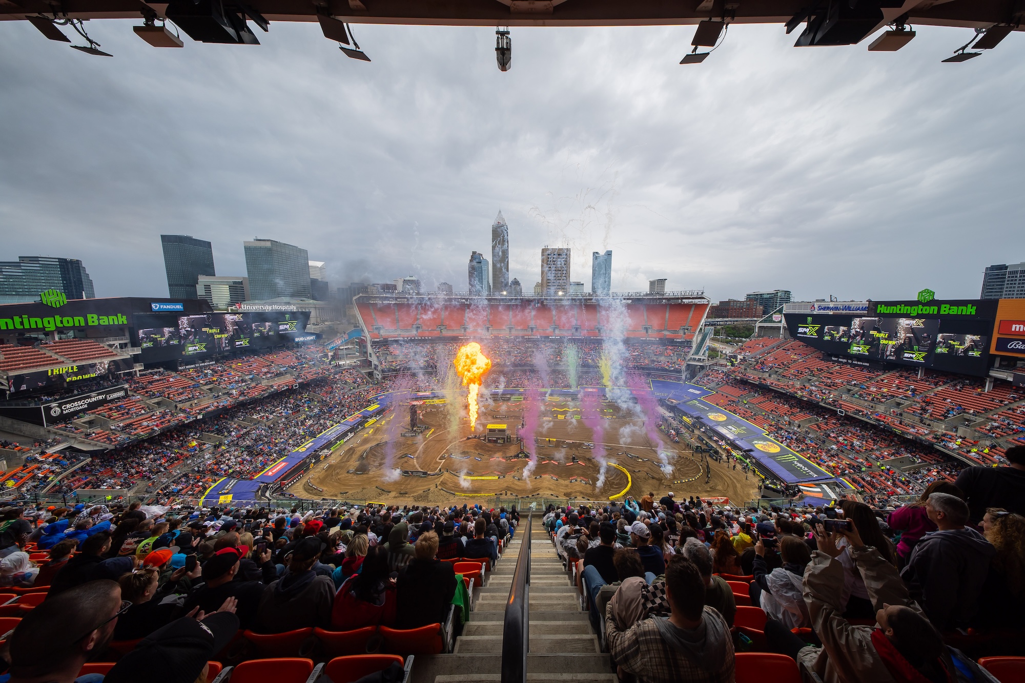 Ken Roczen Tightens Monster Energy Supercross Title Fight with Dramatic Triple Crown Victory in Cleveland Ken Roczen Tightens Monster Energy Supercross Title Fight with Dramatic Triple Crown Victory in Cleveland