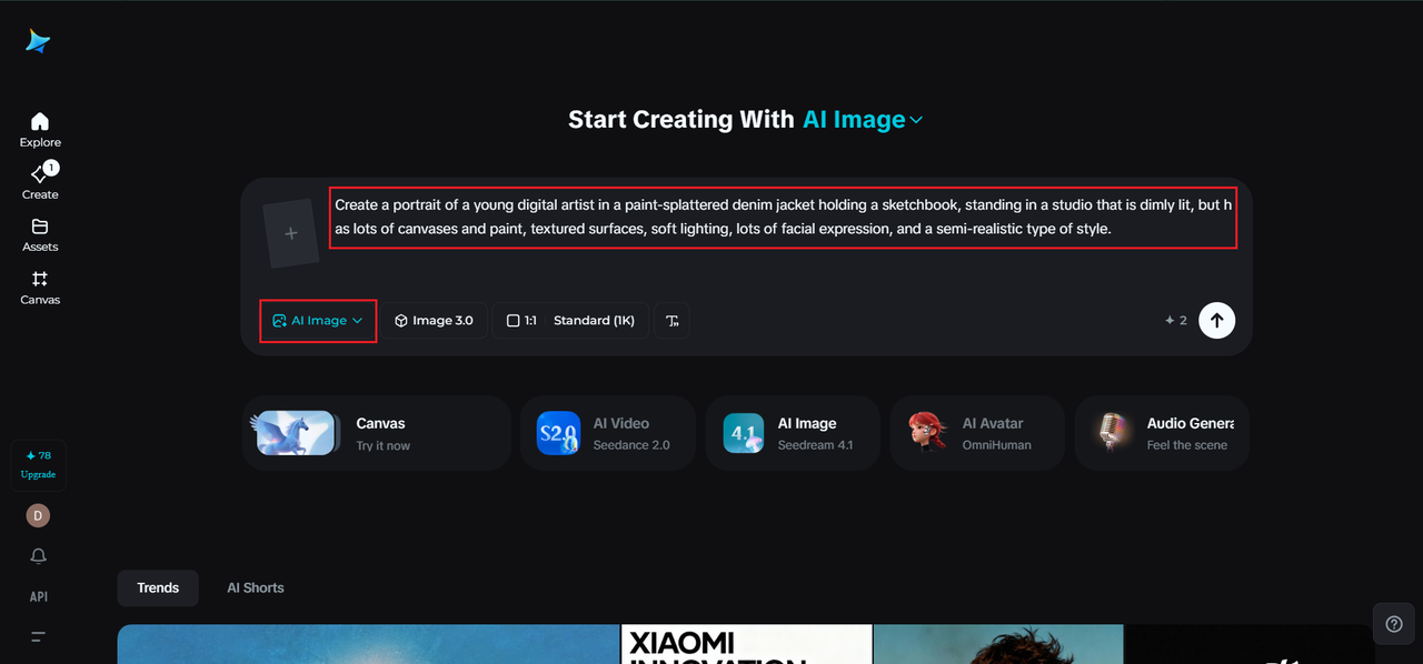 Enhance your sketch with Dreamina wizardry