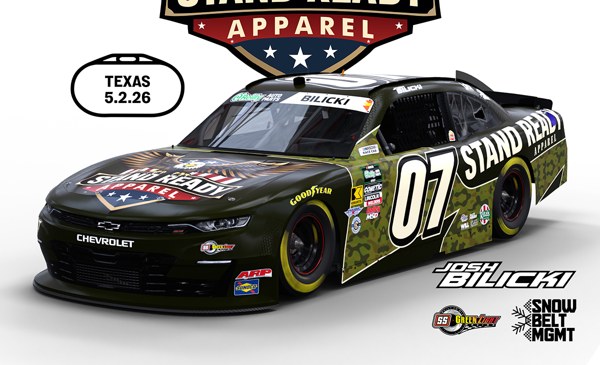 JOSH BILICKI PARTNERS WITH STAND READY APPAREL AT TEXAS MOTOR SPEEDWAY JOSH BILICKI PARTNERS WITH STAND READY APPAREL AT TEXAS MOTOR SPEEDWAY