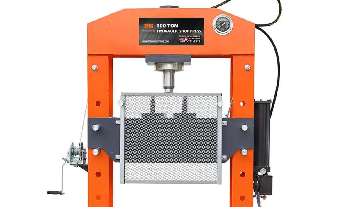 100 Ton Hydraulic Shop Press in Motorsport Repair: Principles, Safety, and Workshop Efficiency 100 Ton Hydraulic Shop Press in Motorsport Repair: Principles, Safety, and Workshop Efficiency