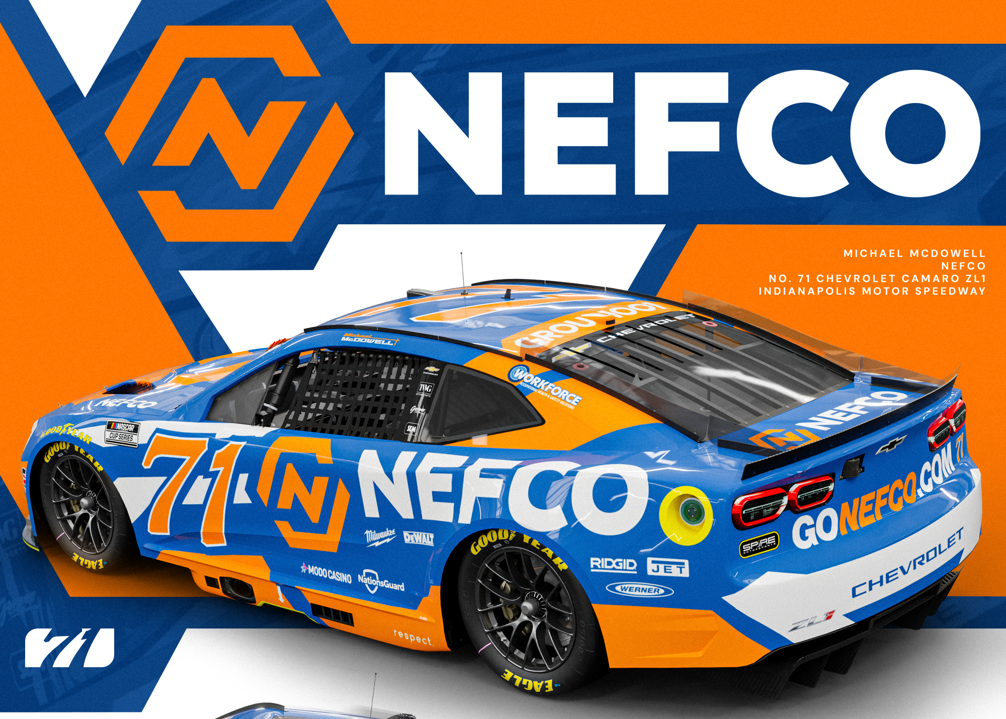 NEFCO Partners with McDowell, Spire Motorsports for Select Races in 2026 NEFCO Partners with McDowell, Spire Motorsports for Select Races in 2026