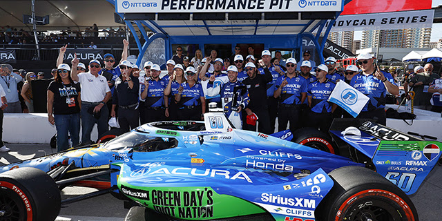 Rosenqvist Keeps Good Times Rolling for MSRWith Long Beach Pole Rosenqvist Keeps Good Times Rolling for MSRWith Long Beach Pole