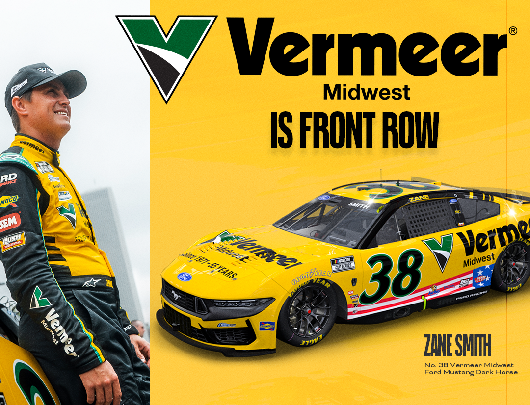 Vermeer Midwest Returns with Front Row Motorsports and Zane Smith Vermeer Midwest Returns with Front Row Motorsports and Zane Smith
