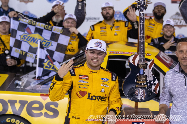 Layne Riggs rallies for last-lap Truck victory at Nashville Layne Riggs rallies for last-lap Truck victory at Nashville