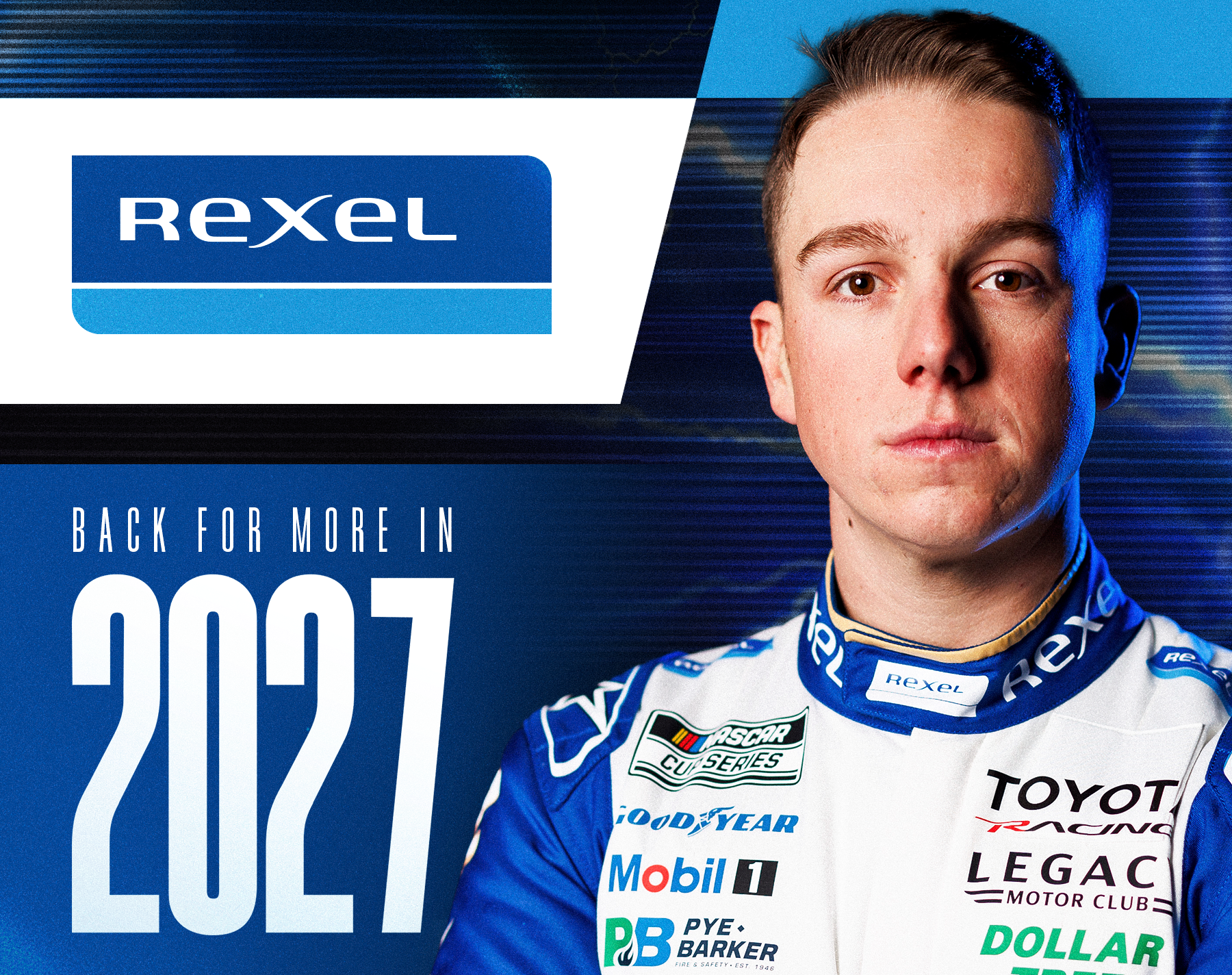 REXEL RENEWS AND EXPANDS PARTNERSHIP WITH LEGACY MOTOR CLUB FOR 2027 NASCAR CUP SERIES SEASON REXEL RENEWS AND EXPANDS PARTNERSHIP WITH LEGACY MOTOR CLUB FOR 2027 NASCAR CUP SERIES SEASON