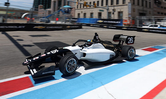 Hughes Leads Andretti Power Play in Opening Detroit Practice Hughes Leads Andretti Power Play in Opening Detroit Practice