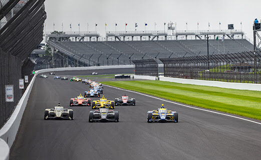 Newgarden Leads Rain-Shortened ‘500’ Practice Newgarden Leads Rain-Shortened ‘500’ Practice