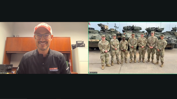 Mission 600 Goes International as Joey Logano Visits VirtuallyWith U.S. Army V Corps, Pabrade Training Area, Lithuania Mission 600 Goes International as Joey Logano Visits VirtuallyWith U.S. Army V Corps, Pabrade Training Area, Lithuania