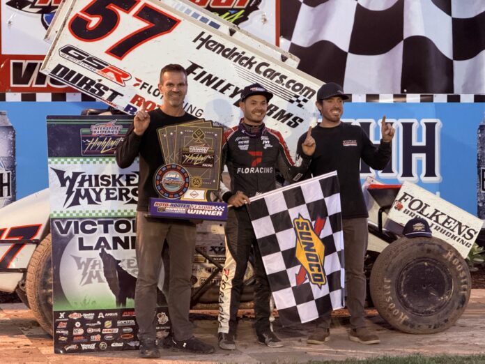 Kyle Larson Wins At Red Cedar Speedway,.Photo Courtsey of High Limit Racing