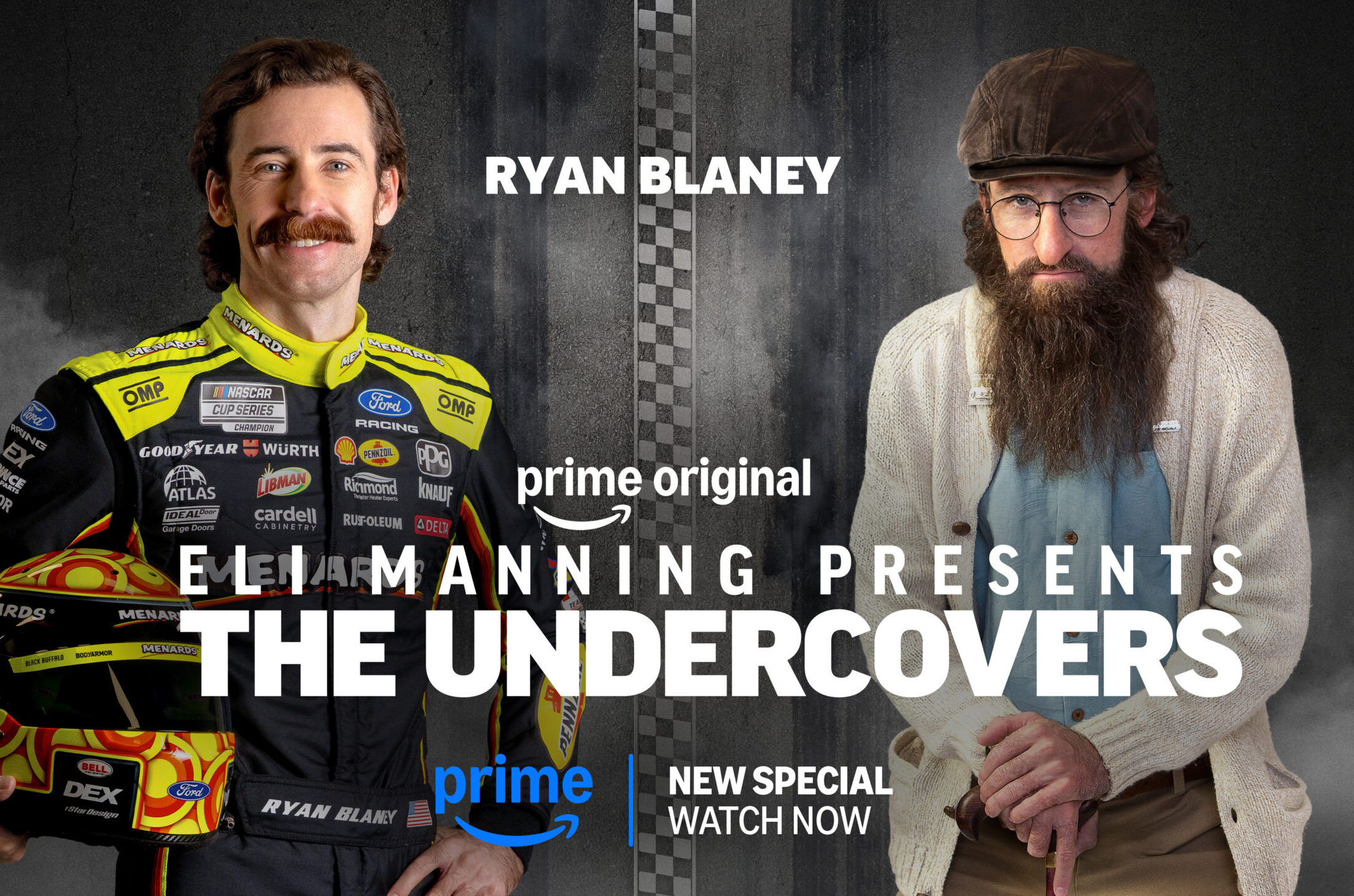 Prime Video Launches New Installment of Emmy-Nominated Series Eli Manning Presents: The Undercovers, Featuring NASCAR Champion Ryan Blaney, on June 11 Prime Video Launches New Installment of Emmy-Nominated Series Eli Manning Presents: The Undercovers, Featuring NASCAR Champion Ryan Blaney, on June 11