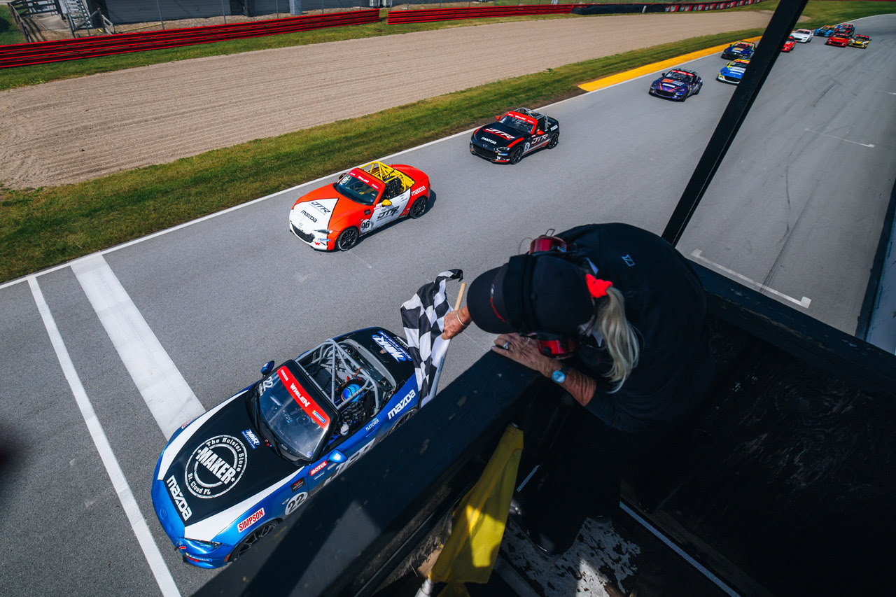Emotional Mazda MX-5 Cup Win for Fletcher at Mid-Ohio Emotional Mazda MX-5 Cup Win for Fletcher at Mid-Ohio