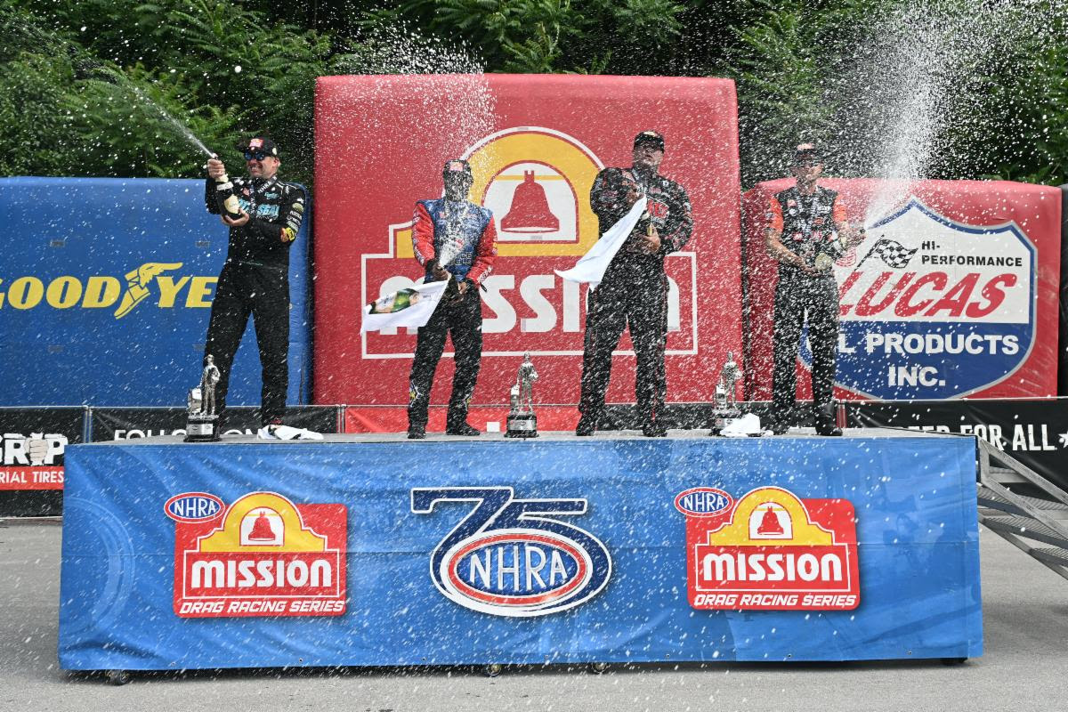 BROWN, HAGAN, HARTFORD & HERRERA ROLL TO WINS AT SUPER GRIP NHRA THUNDER VALLEY NATIONALS BROWN, HAGAN, HARTFORD & HERRERA ROLL TO WINS AT SUPER GRIP NHRA THUNDER VALLEY NATIONALS