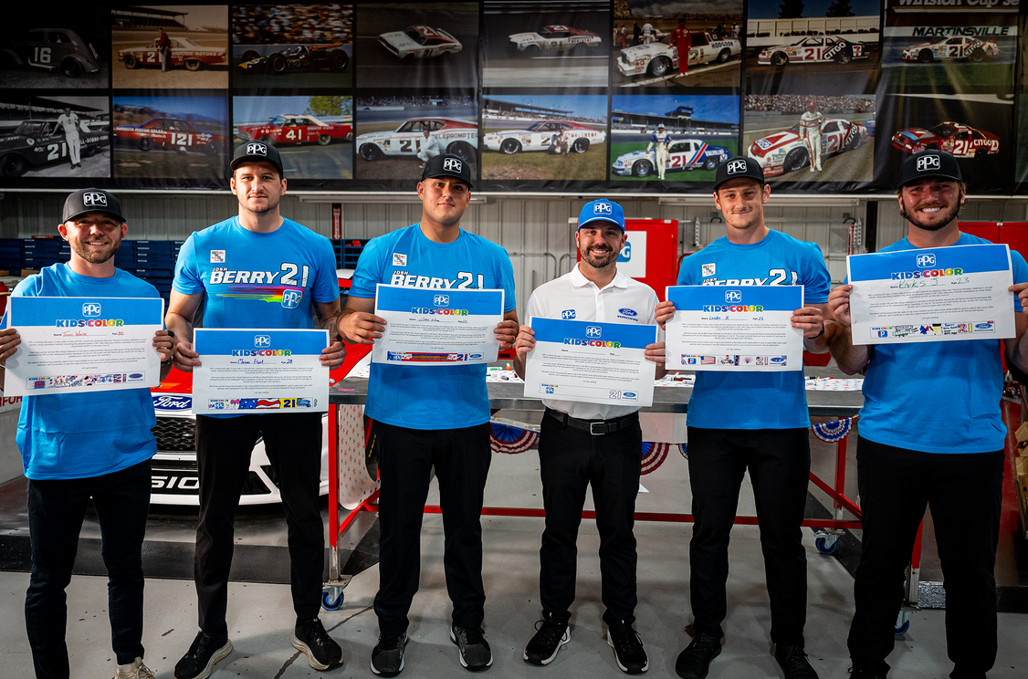 Wood Brothers Racing, PPG Launch 2026 Kids Color PPG Contest Wood Brothers Racing, PPG Launch 2026 Kids Color PPG Contest