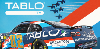 Tablo TV Unveils Patriotic Paint Scheme for Ryan Ellis and Young’s Motorsports at NASCAR’s Historic San Diego Weekend
