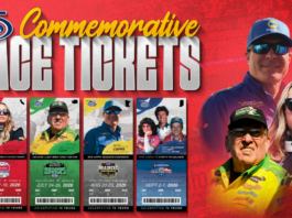 THIRD WAVE OF NHRA 75TH ANNIVERSARY COMMEMORATIVE TICKETS FEATURES LEGENDARY NAMES
