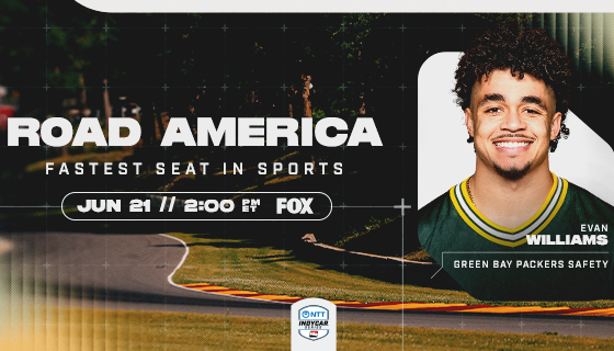 Packers Safety Evan Williams in Fastest Seat at Road America Packers Safety Evan Williams in Fastest Seat at Road America