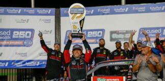 Justin Allgaier survives for wild O’Reilly victory at Atlanta