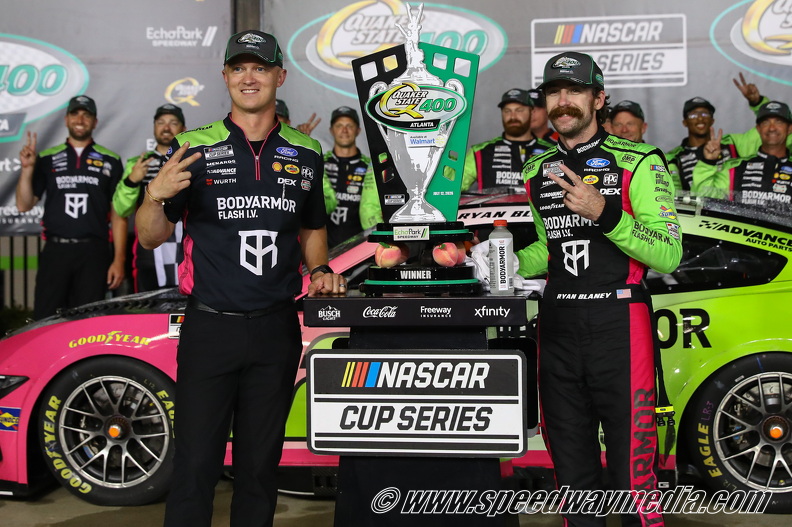 Ryan Blaney earns dominant Cup victory in overtime at Atlanta Ryan Blaney earns dominant Cup victory in overtime at Atlanta