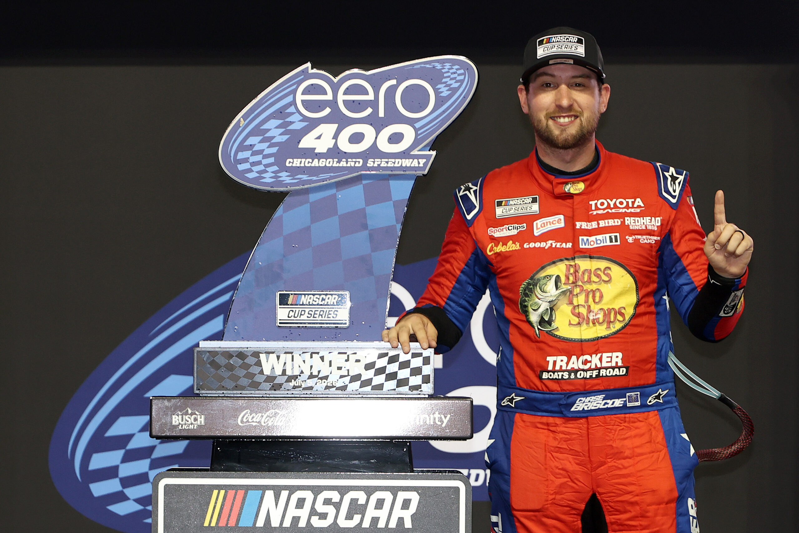 Chase Briscoe prevails for first elusive Cup victory of 2026 at Chicagoland Chase Briscoe prevails for first elusive Cup victory of 2026 at Chicagoland