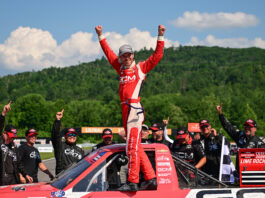 Grant Enfinger snaps one-year winless drought with wild Truck victory at Lime Rock Park
