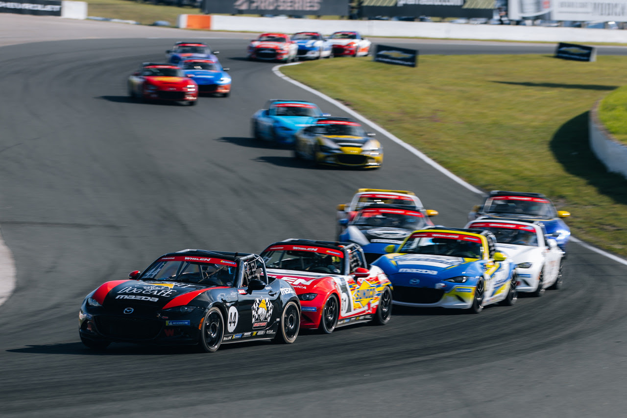 Gossett Gets Lucky with Second Win of Whelen Mazda MX-5 Cup Season Gossett Gets Lucky with Second Win of Whelen Mazda MX-5 Cup Season
