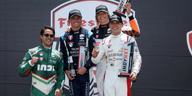 Fittipaldi Rolls from Pole, Leads HMD’s 1-2-3-4 Sweep Fittipaldi Rolls from Pole, Leads HMD’s 1-2-3-4 Sweep