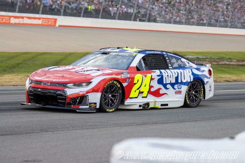 William Byron’s No. 24 team penalized for detached wheel at New Hampshire William Byron’s No. 24 team penalized for detached wheel at New Hampshire