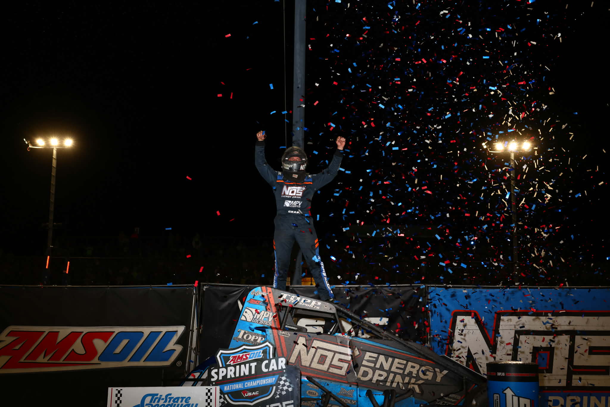 Justin Grant Takes Round 9 Victory at Tri-State Speedway in USAC National Sprint Car, Kyle Cummins Wins Indiana Sprint Week Championship Justin Grant Takes Round 9 Victory at Tri-State Speedway in USAC National Sprint Car, Kyle Cummins Wins Indiana Sprint Week Championship