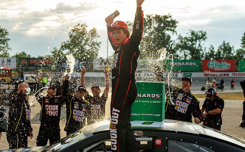 Max Reaves perseveres for wild ARCA East victory at Flat Rock Speedway Max Reaves perseveres for wild ARCA East victory at Flat Rock Speedway