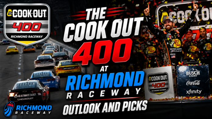 The Cook Out 400 at Richmond Raceway Outlook and Picks