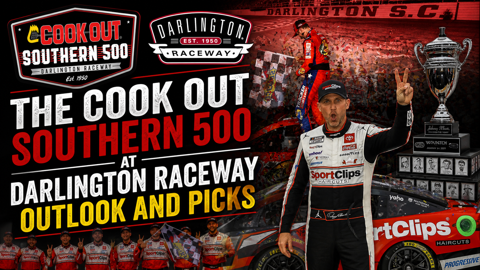The Cook Out Southern 500 at Darlington Raceway Outlook and Picks The Cook Out Southern 500 at Darlington Raceway Outlook and Picks