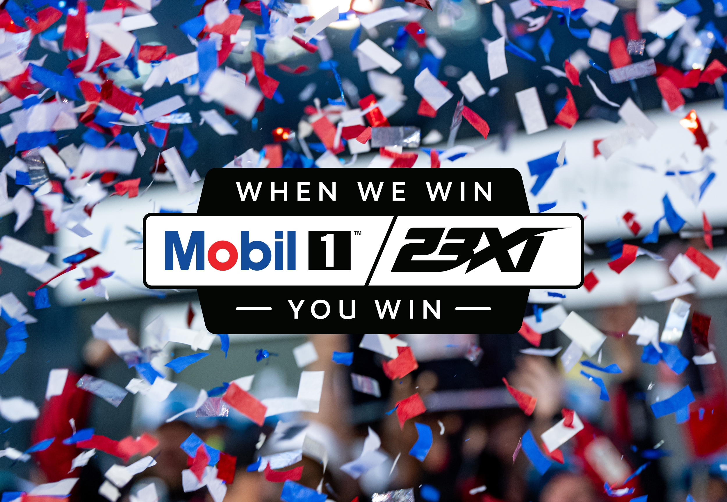 The Mobil 1 brand, 23XI Racing and O’Reilly Auto Parts Turn Every Postseason Victory into a Fan Win with “We Win, You Win” Sweepstakes The Mobil 1 brand, 23XI Racing and O’Reilly Auto Parts Turn Every Postseason Victory into a Fan Win with “We Win, You Win” Sweepstakes