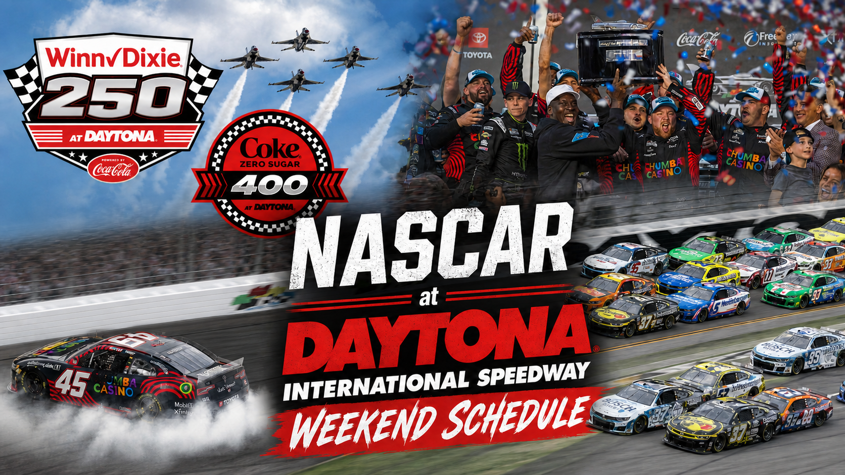 NASCAR at Daytona International Speedway Weekend Schedule NASCAR at Daytona International Speedway Weekend Schedule