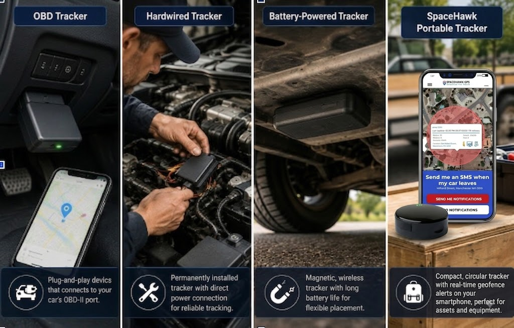 Types of GPS Trackers for Vehicles