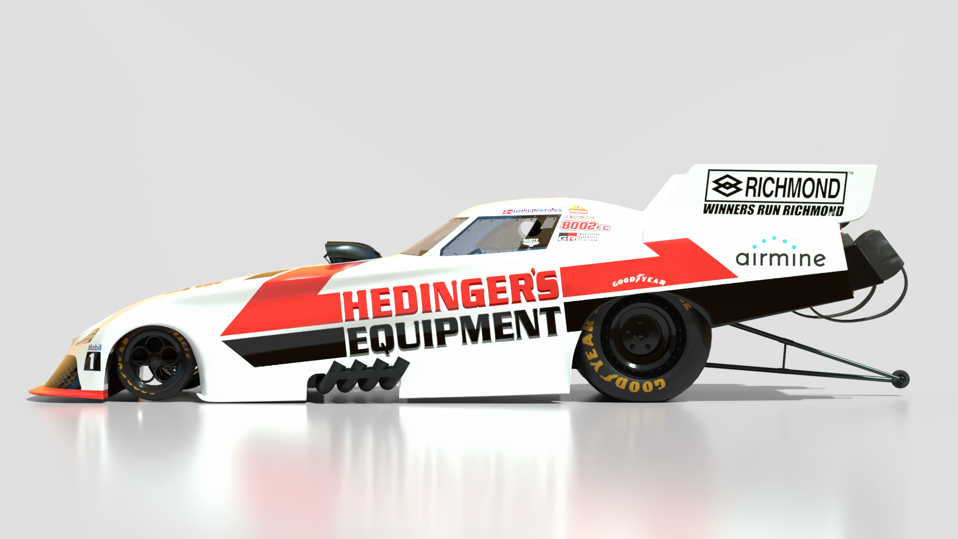 JULIE NATAAS RETURNS TO NITRO FUNNY CAR AT NHRA U.S. NATIONALS WITH HEDINGERS EQUIPMENT JULIE NATAAS RETURNS TO NITRO FUNNY CAR AT NHRA U.S. NATIONALS WITH HEDINGERS EQUIPMENT