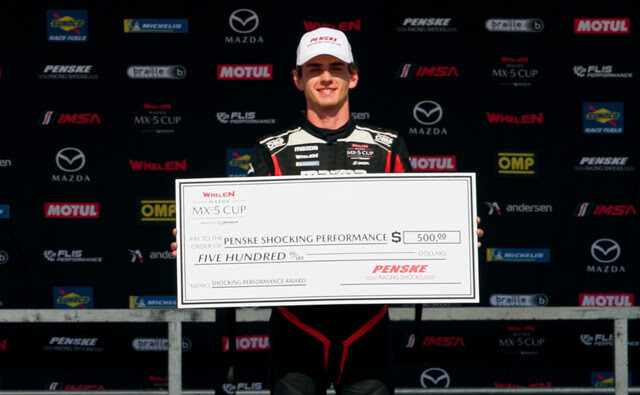 Stallone overcomes adversity to capture Mazda MX-5 hard charger awards at VIR Stallone overcomes adversity to capture Mazda MX-5 hard charger awards at VIR