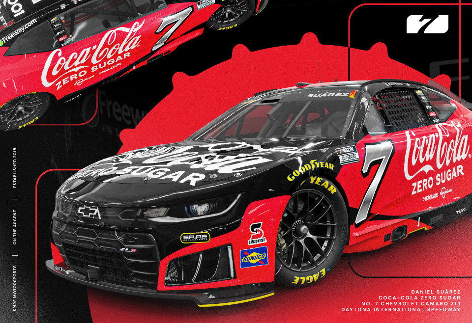 Coca-Cola, Daniel Suárez Partner for Coke Zero Sugar 400 at Daytona in High Stakes, Regular Season Finale Coca-Cola, Daniel Suárez Partner for Coke Zero Sugar 400 at Daytona in High Stakes, Regular Season Finale