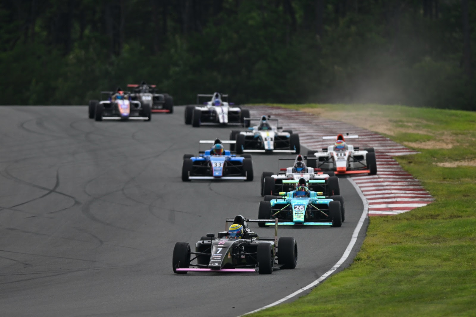 Edward Kennedy and Beckham Jacir Win Ligier JFC Race 1 at NJMP Edward Kennedy and Beckham Jacir Win Ligier JFC Race 1 at NJMP