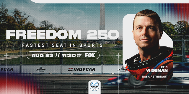 Artemis II Commander Reid Wiseman in Fastest Seat at Freedom 250 Grand Prix Artemis II Commander Reid Wiseman in Fastest Seat at Freedom 250 Grand Prix