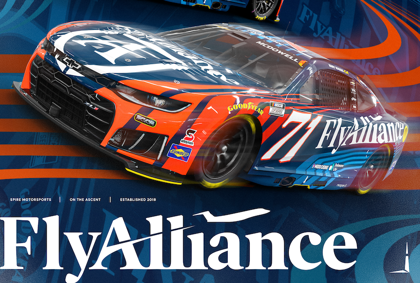 Fly Alliance Partners with McDowell, Spire Motorsports for Coke Zero Sugar 400 Fly Alliance Partners with McDowell, Spire Motorsports for Coke Zero Sugar 400