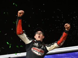 Ryan Timms Wins Wild Interstate Batteries High Limit Race of Night 1 at Port Royal Speedway