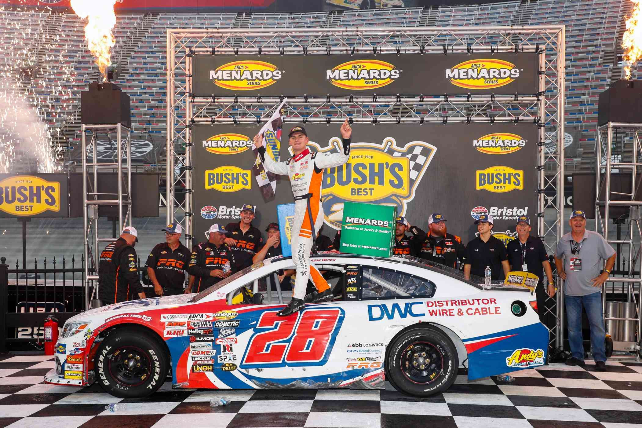 Carson Brown Scores Dominant Win in ARCA Race at Bristol Carson Brown Scores Dominant Win in ARCA Race at Bristol